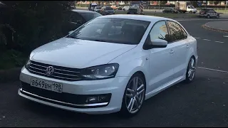 Выхлоп + Огонь из трубы VW Polo Sedan