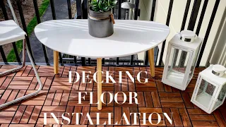 IKEA Runnen Decking Flooring Installation