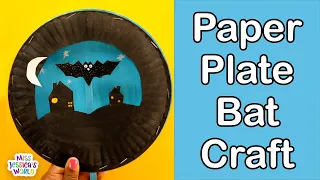 Fun Flying Bat Craft | Kids Crafts | Craft Time | Miss Jessica's World