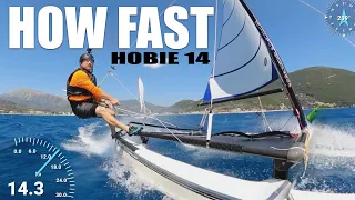 Hobie 14 average speeds on different points of sail