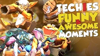 DOTA 2 - Techies Funny & Awesome Moments!