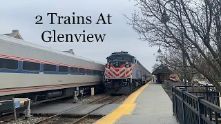 2 Trains At Glenview