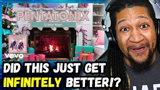 Reacting to Pentatonix - O Holy Night (Yule Log Audio)