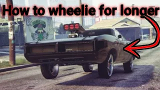 How to do longer wheelies in a car | GTA 5 online