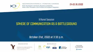 2. SPHERE OF COMMUNICATION AS A BATTLEGROUND - II Session