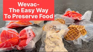 Don’t let food go to waste-Wevac Chamber Vacuum Sealer to the rescue!