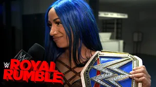 Sasha Banks feeling déjà vu after win over Carmella: Royal Rumble Exclusive, Jan. 31, 2021