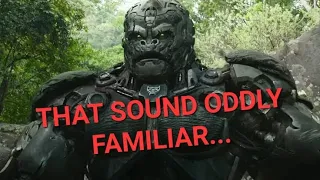 Optimus Primal's Roar Sounds ODDLY Familiar