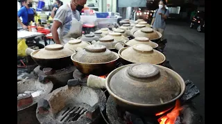 Street Food. The best claypot chicken rice in Pudu, Malaysia. Everyday busy.