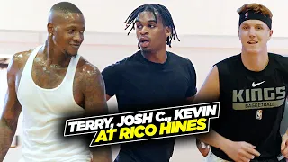 Terry Rozier, Jabari Smith, Josh Christopher & Kevin Huerter Face OFF at Rico Hines Private Runs!