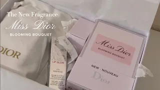 aesthetic unboxing of the new miss dior blooming bouquet (2023 ver.) & more ✿。• *₊°