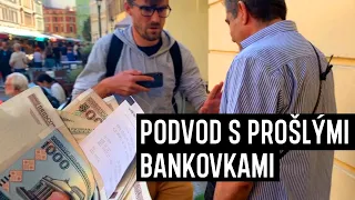 Podvodník chycen při činu a odveden na policii