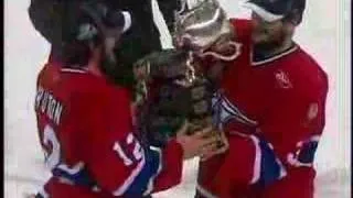 Memorial cup breaks in half spokane vs kitchener 2008