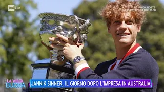 Jannik Sinner, il giorno dopo l'impresa in Australia - La Volta Buona 29/01/2024