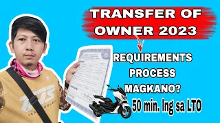 Transfer of Ownership motor 2023