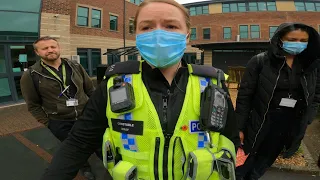 'Stand off' Outside North Yorkshire Police HQ