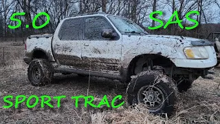 A closer look at my 5.0 and solid axle swapped Explorer Sport Trac