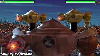 Toy Story 2 Space battle with healthbars