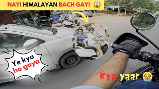 Apni Nayi Royal Enfield Himalayan Crash ?? 😱 Ye Kaise Ho Gaya 😭