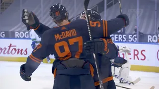 McDavid's 100th point in 53 games