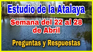 ✅ Estudio de la Atalaya de esta semana del 22 al 28 de Abril / Qué aprendemos de los nazareos