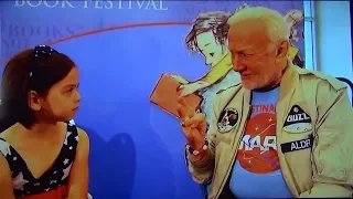 Buzz Aldrin Tells Apollo Moon Landing Truth to a Child