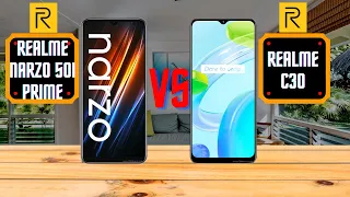 Realme Narzo 50i Prime Vs Realme C30