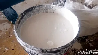 Рецепт приготовления меловой побелки!