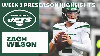 Zach Wilson Week 1 Preseason Highlights | 2021 NFL Preseason Highlights