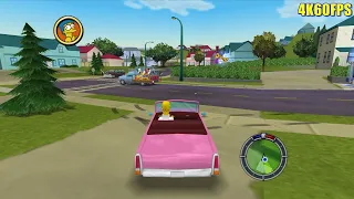 Simpsons Hit and Run gameplay 4K 60FPS