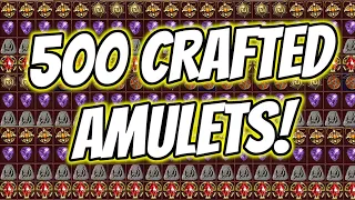 MASSIVE 500 Caster Amulet Crafting Session in Diablo 2 Resurrected!