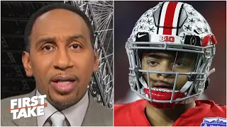 Stephen A. doesn’t understand why Justin Fields’ draft stock keeps falling | First Take