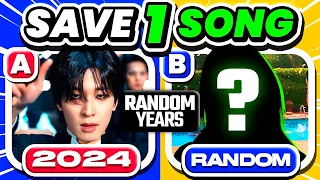 SAVE ONE SONG: 2024 vs ???? 👀🔥 Save One Drop One Kpop Songs - KPOP QUIZ 2024