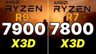 7800x3d vs 7900x3d vs 5800x3d vs R9 7950x3d AMD Ryzen 7900x3d gaming benchmark