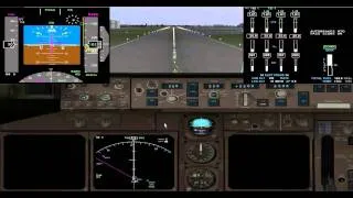 FSX PMDG 747 London to Malaga Professional Part 1