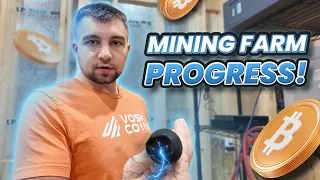 Bitcoin Mining Farm Progress! sort of...