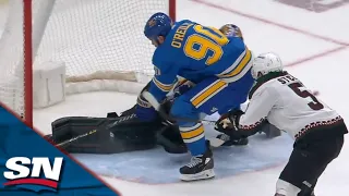 Blues' Ryan O'Reilly Waits Out Coyotes' Karel Vejmelka And Tucks In OT-winner In First Game Back