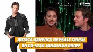 The Matrix Resurrections' Jessica Henwick reveals crush on co-star Jonathan Groff | Yahoo Australia