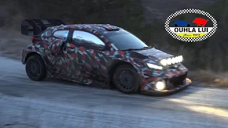 Rallye Monte Carlo 2022 Tests Day Elfyn Evans Toyota GR Yaris Rally1