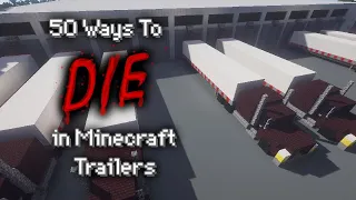 Fifty...n Ways to Announce your Next Video (Compilation of 50 Ways to Die in Minecraft Trailers)