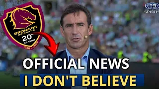 ⚠OUT NOW! JUST CONFIRMED! BRISBANE BRONCOS LATEST NEWS