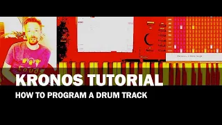 KORG KRONOS Tutorial -  How to program a DRUM TRACK