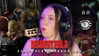 Trolley Nemesis faceoff & The Clocktower! RESIDENT EVIL 3: NEMESIS - FIRST PLAYTHROUGH [EP 3]