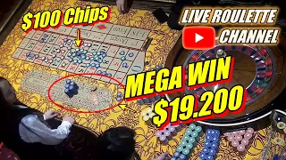 🔴 LIVE ROULETTE | 🔥 MEGA WIN 🔥 💲19.200 In Las Vegas Casino 🎰 Amazing Session Exclusive ✅ 2023-04-09