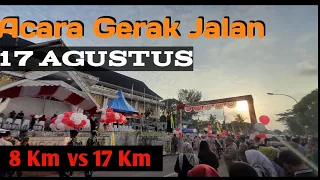 Lomba Gerak Jalan 17 Agustus 8Km dan 17 Km di Kijang Kota, Bintan Timur. #gerakjalan #17agustus