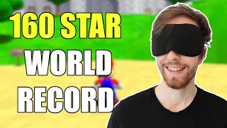 World First BLINDFOLDED 160 Star Speedrun in Super Mario 64 by Bubzia (10 x 16 Star)