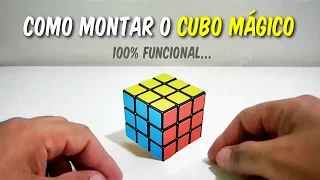 Como resolver (montar) o Cubo Mágico - Passo a passo - Por Mariano Leite