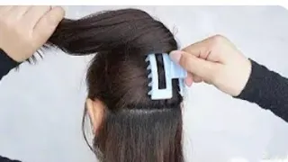 Amazing Front hairstyle for thin hair/wedding hairstyle for long medium hair//Hair style girl simple