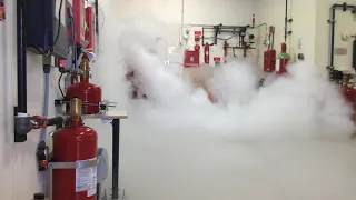 CO2 Fire Suppression System Discharge at Koorsen Training Center