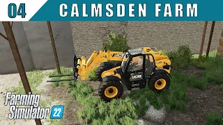 LOADING BALES WITH THE JCB | FS22 Gameplay - Calmsden Farm | Episode 4